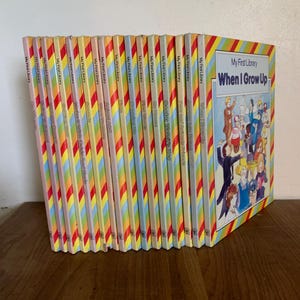 My First Library – Vintage 1984 16-Book Set | Early Learning Hardcover Books
