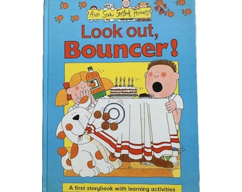 Look Out, Bouncer! | Alan Snow Storybook Primer | 1990 | Illustrated by Alan Snow