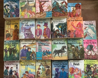 Vintage Mini Moby Books: Illustrated Classic Editions, 70s-80s Paperback
