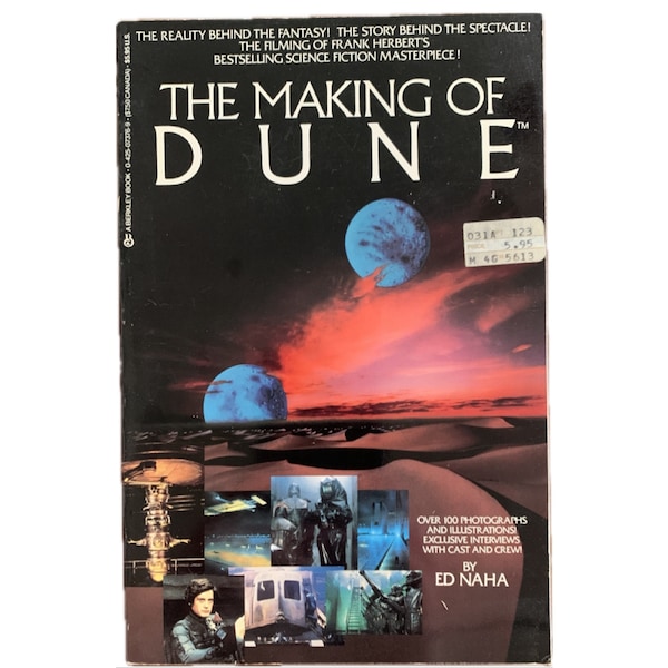 The Making of Dune, by Ed Naha, trade paperback 1984