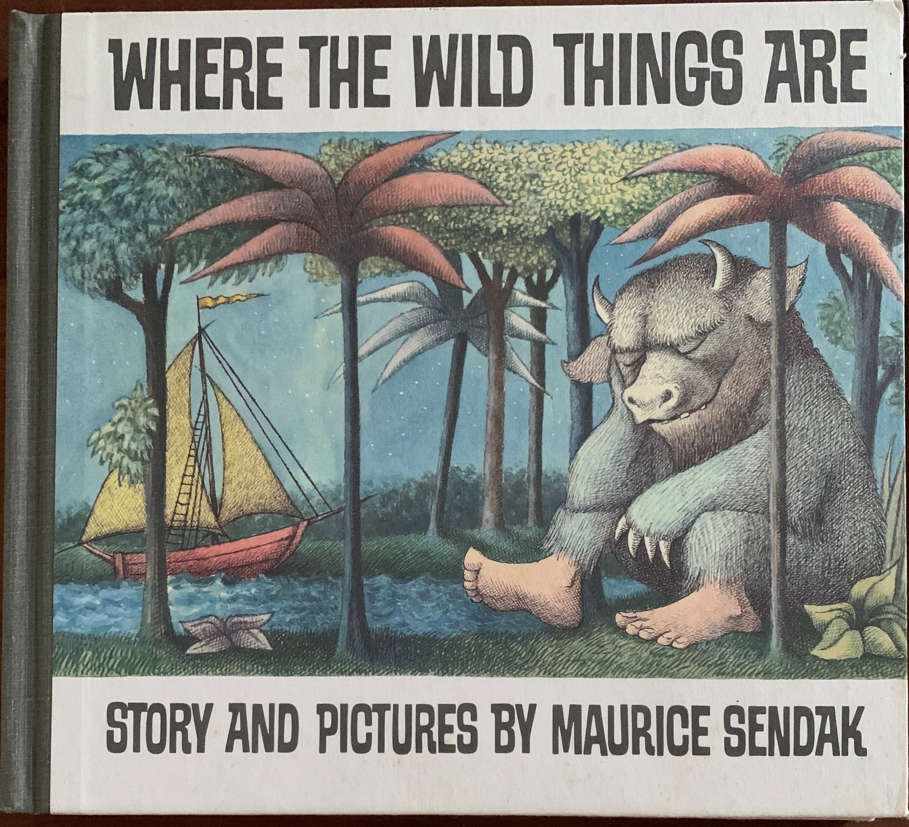 Where the Wild Things Are ,by Maurice Sendak, vintage childrens