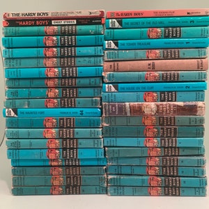 Vintage Hardy Boys Blue Hardcover Book: Classic Adventure Series