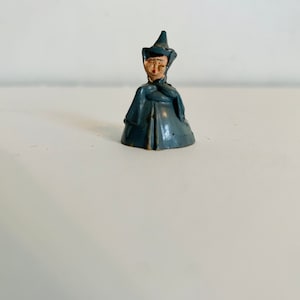 Very tiny Sleeping Beauty figurine, vintage merryweather fairy godmother
