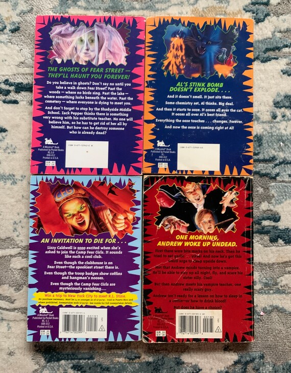 R.L. Stine's Ghosts of Fear Street Books: 1990s Collectibles - Etsy