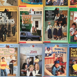 Apple Paperbacks, vintage kids books, summer reading, scholastic books, 1980s and 1990s, image 8