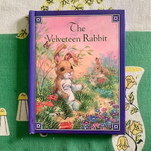 The Velveteen Rabbit, by Margery Williams , illustrated by Robyn Officer, vintage mini book, 1992