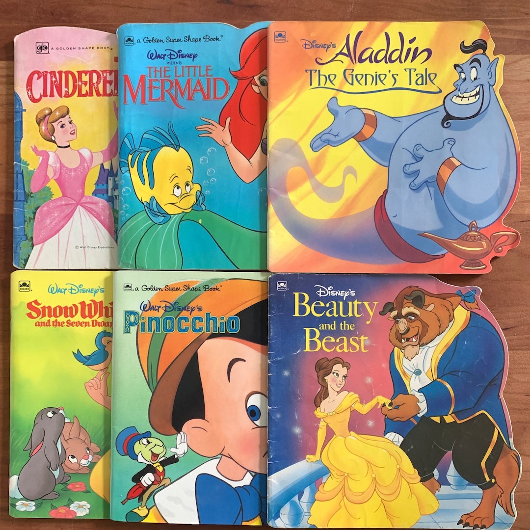Vintage Walt Disney Golden Shape Book, Children's Paperback - Etsy