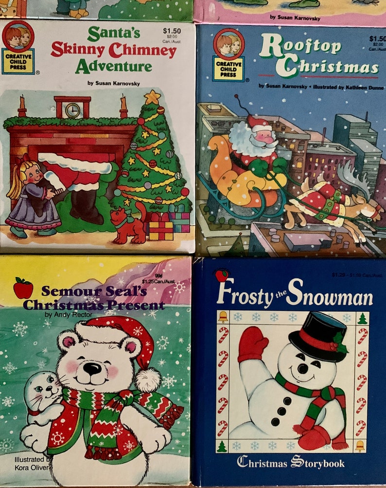 Sold Separately Mini Vintage Christmas Books Landolls and Etsy
