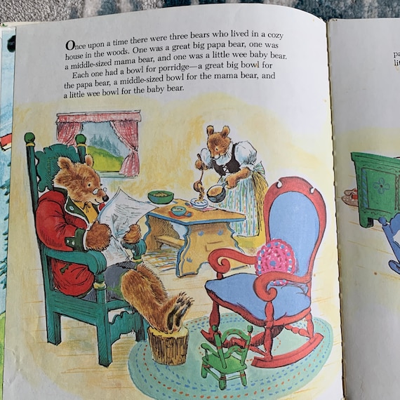 Goldilocks And The Three Bears Golden Book
