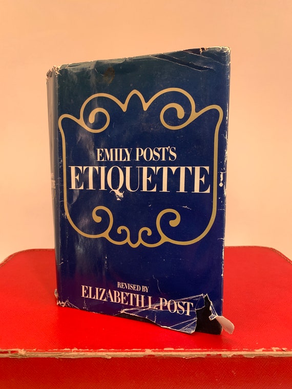 Emily Posts ETIQUETTE Revised by Elizabeth L. Post 1969 Etsy