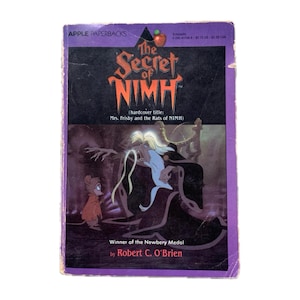 The Secret of the Nimh, by Robert C O’Brien, vintage Apple Paperback, 1981