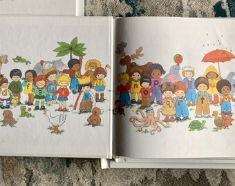 1990s Jane Moncure A-Z Book Set: Illustrated Hardcover Homeschool