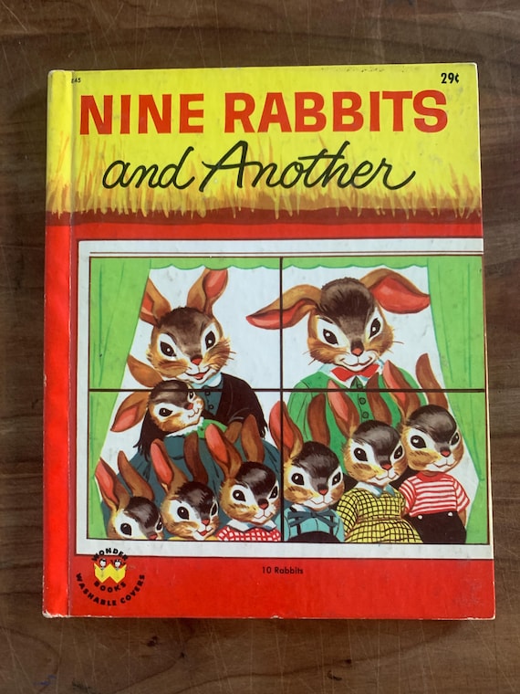 Vintage Children's Book: Nine Rabbits and Another, 1957 Wonder