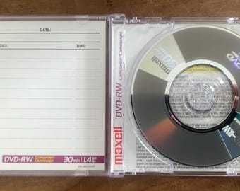 Set of 10, Maxell 1.4gb, DVD-RW New Blank Camcorder Discs, - Etsy