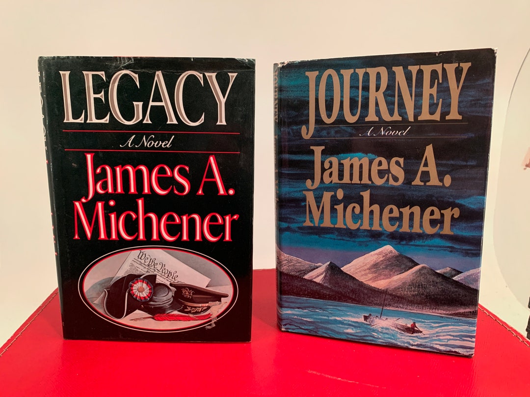 James A Michener LEGACY and JOURNEY Vintage Hardcover Novels Etsy