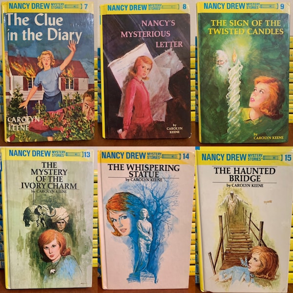 Sold Separately, Nancy Drew Mystery Stories, by Carolyn Keene, vintage books