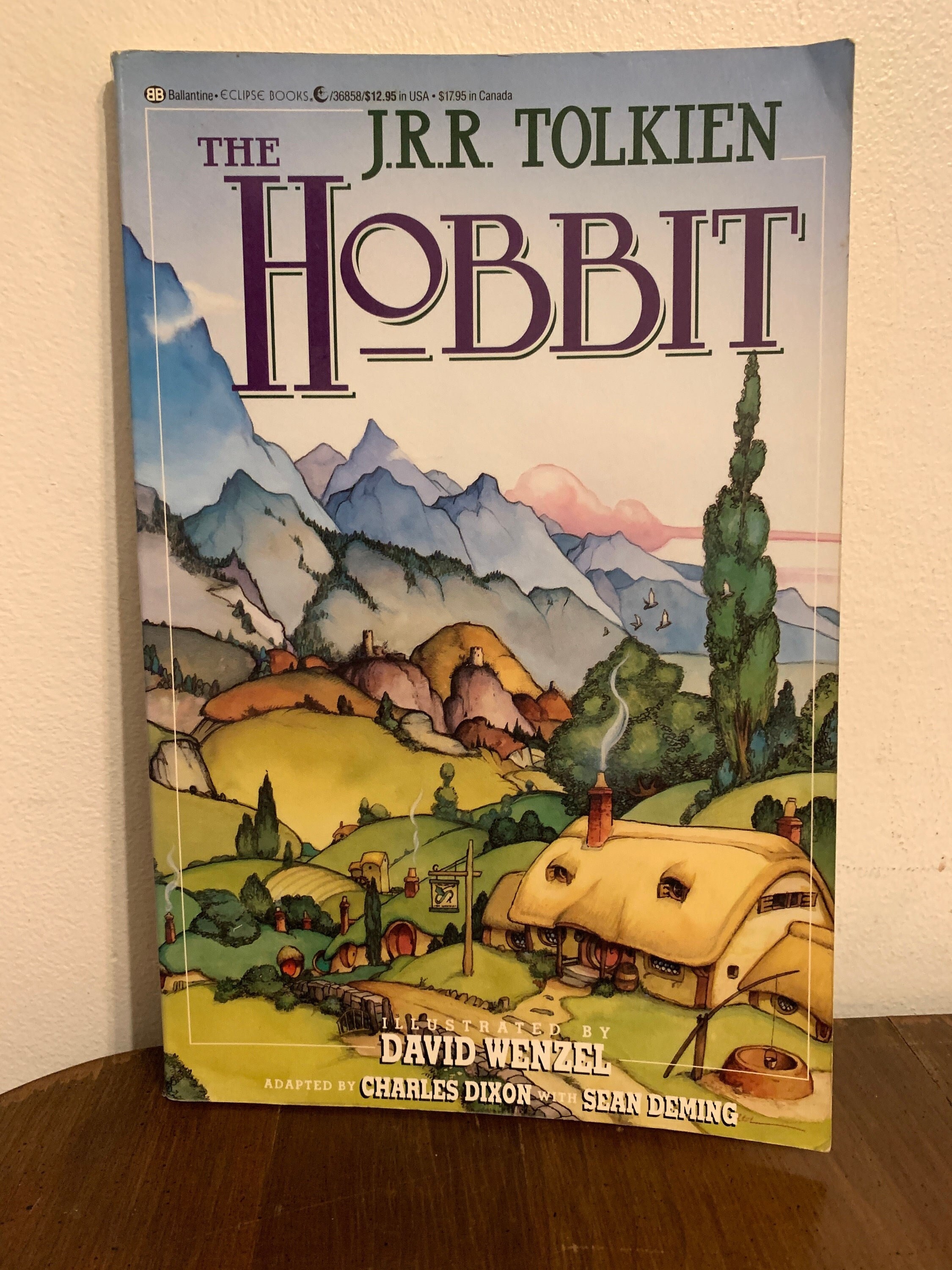 JRR Tolkien the Hobbit Illustrated by David Wenzel - Etsy Canada