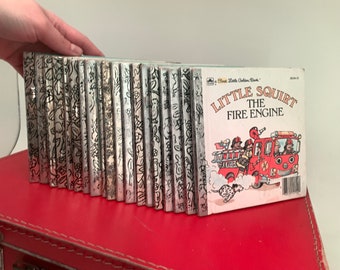 Vintage First Little Golden Books | 1980s Children’s Storybooks | Sold Separately | Classic Illustrated Mini Hardcovers