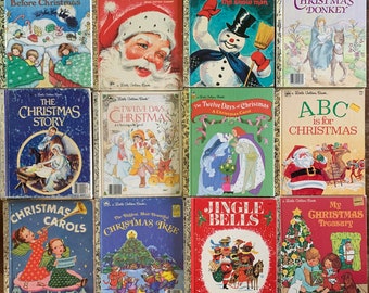 Sold Separately, Christmas, A Little Golden Books, Vintage Sold Separately, Christmas, A Little Golden Books, Vintage