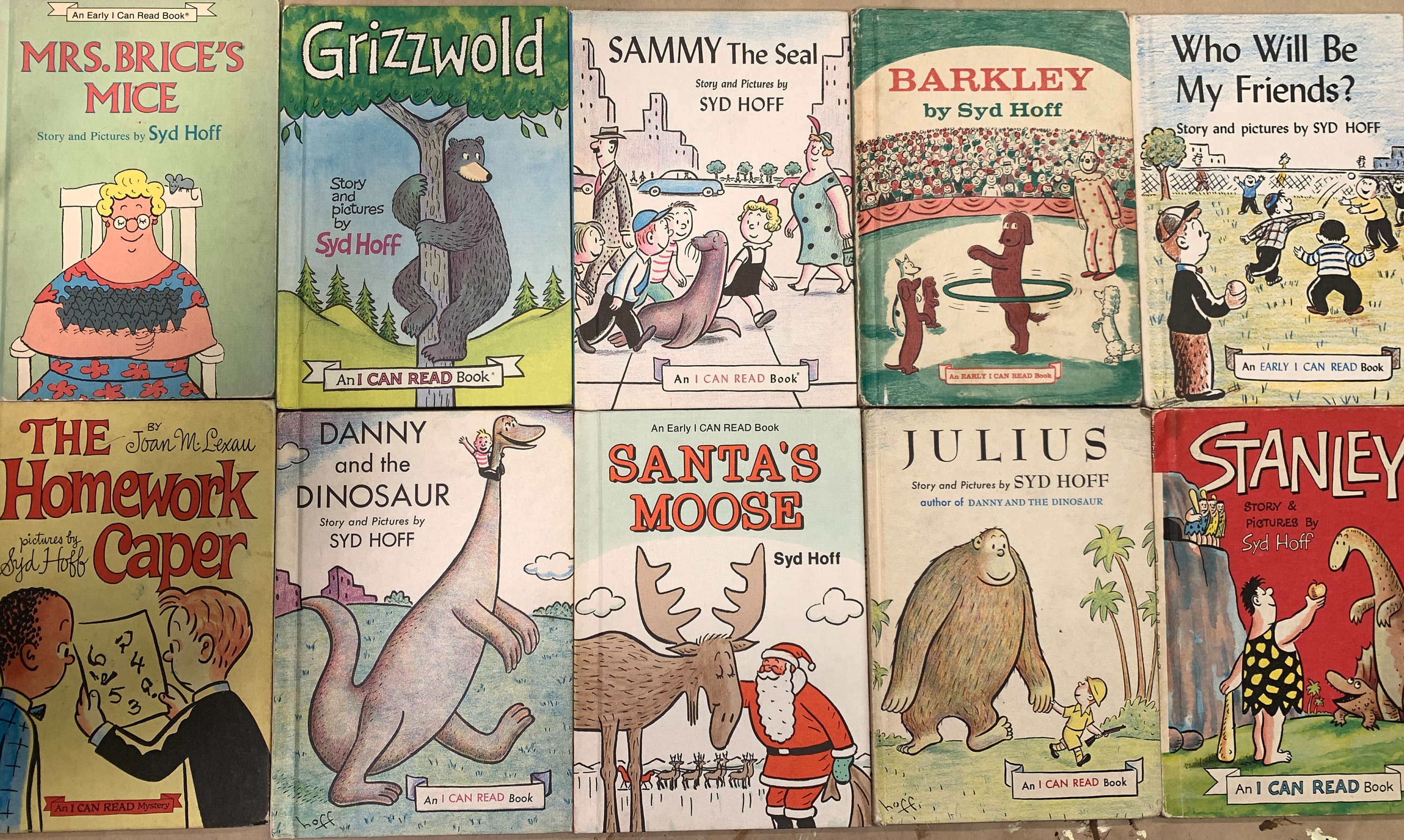 Sold Separately, SYD HOFF Vintage Childrens Books, Weekly Readers