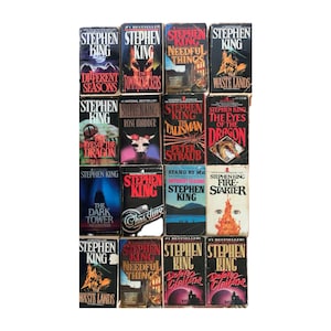 Sold separately, Vintage STEPHEN KING paperback books, horror novels, best sellers