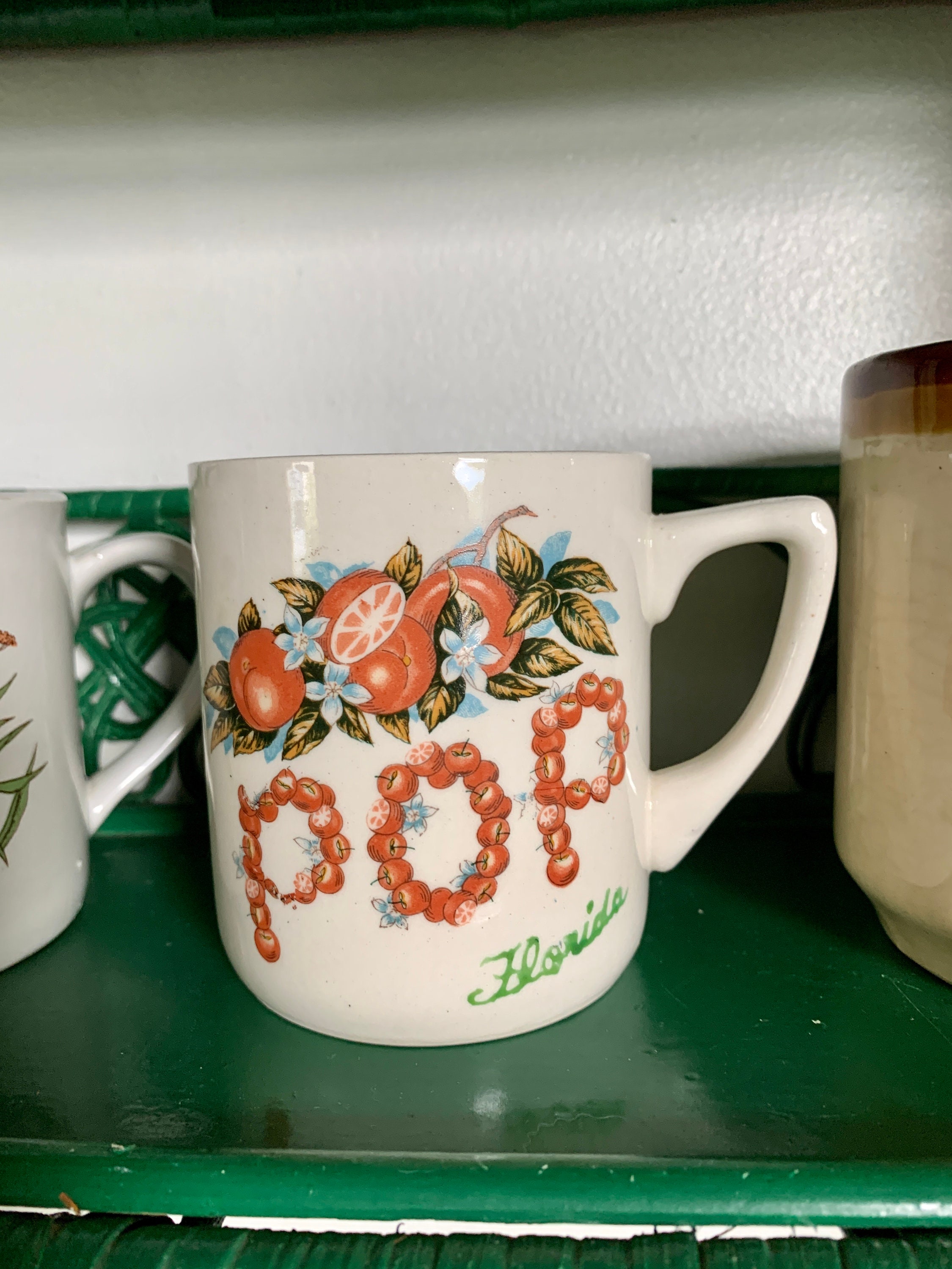 Sold Separately, Vintage Mugs, Stoneware, Cardinal, Vintage, Retro