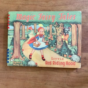 Little Red Riding Hood: 1943 Vintage Moving Book, Emma McKean Illustrations