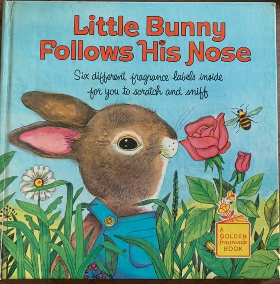 Vintage Little Bunny Follows His Nose - Golden Fragrance Book