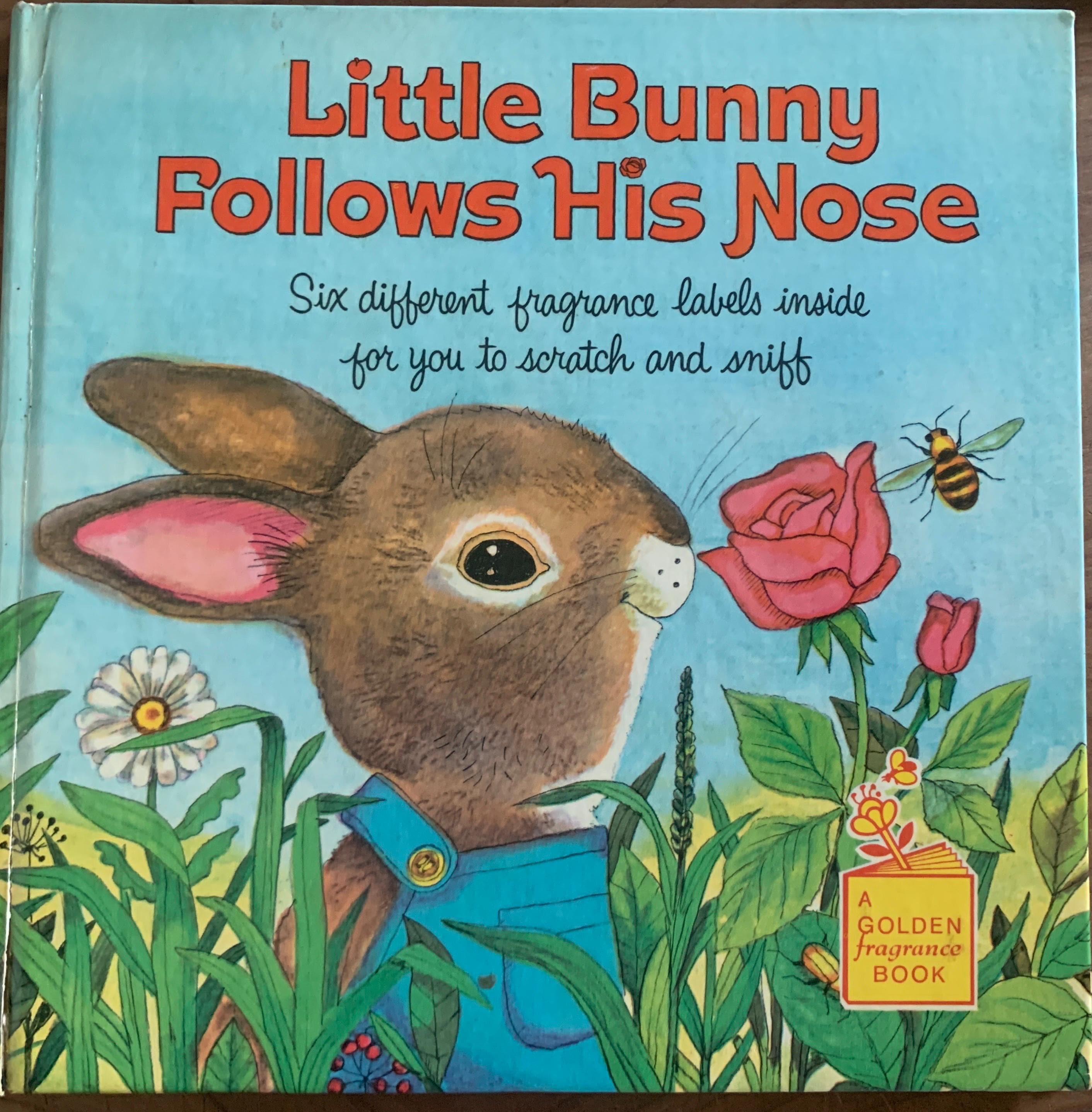 Vintage Little Bunny Follows His Nose - Golden Fragrance Book