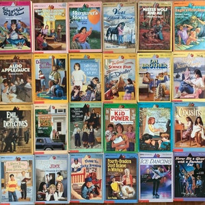 Apple Paperbacks, vintage kids books, summer reading, scholastic books, 1980s and 1990s,