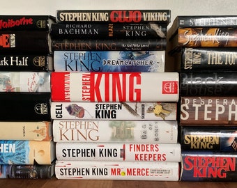 Sold separately, Stephen King, Vintage Hardcover novels, horror classics, books,