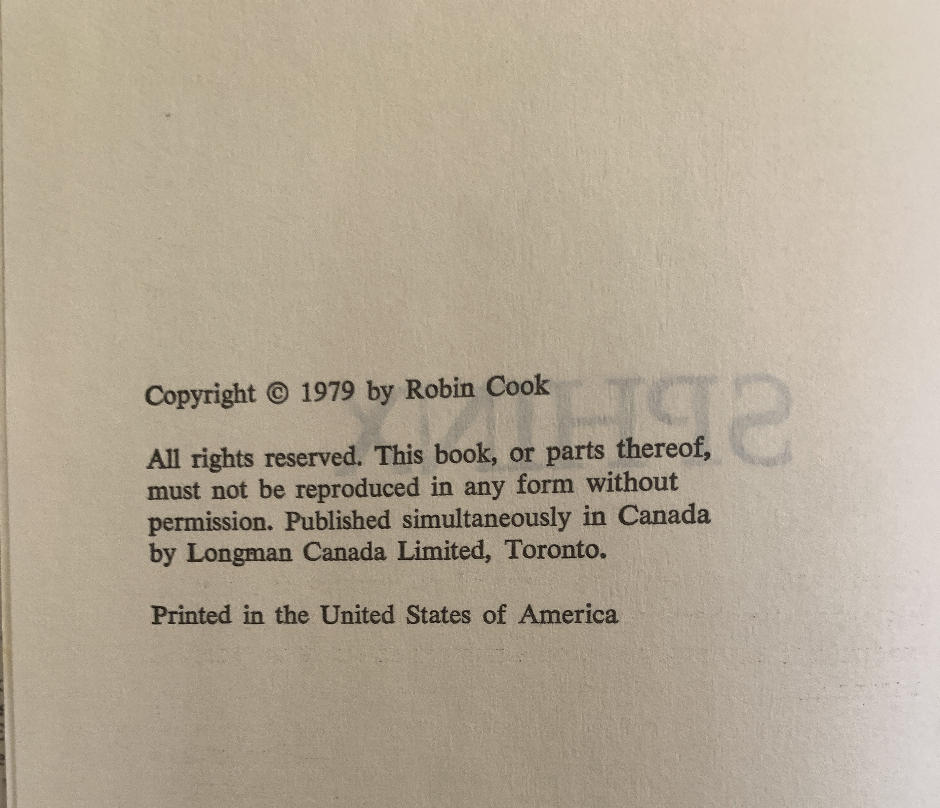 Robin Cook , Sphinx and Terminal, Two Vintage Books - Etsy