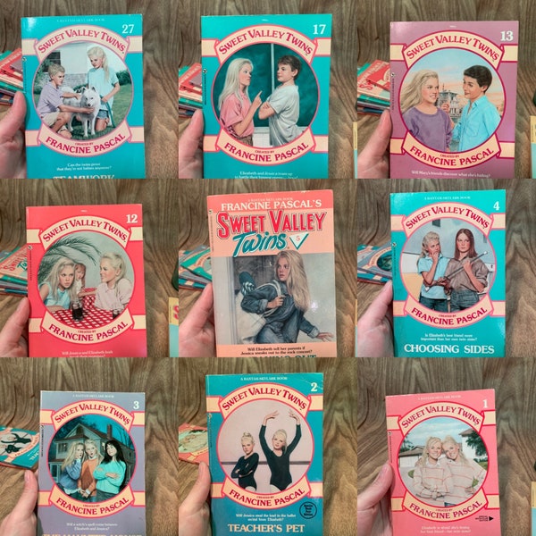 Sold separately,  Sweet Valley Twins, High, Friends, Super chillers,Kids, books, created by Francine Pascal, vintage book collection