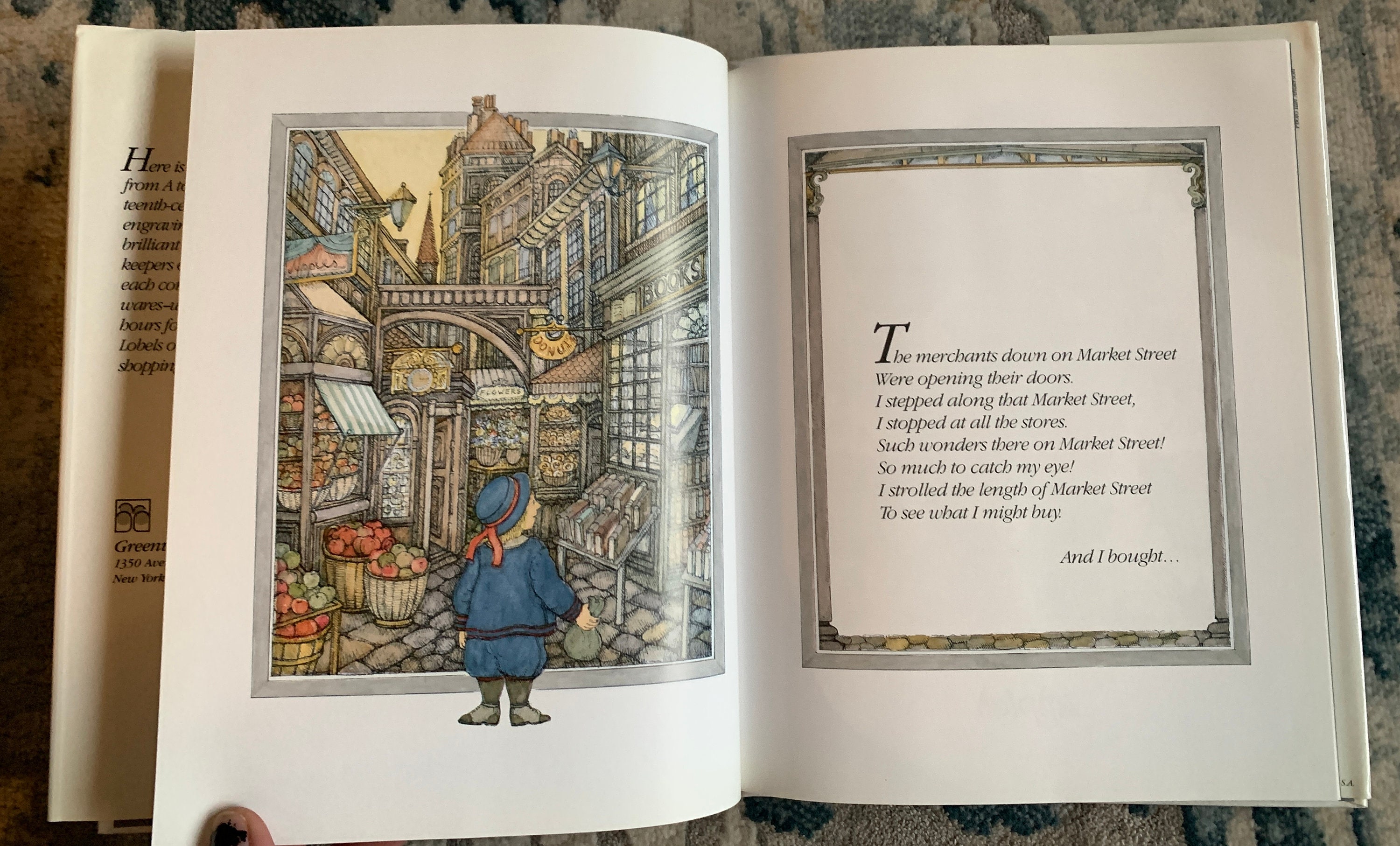 On Market Street: 1981 First Edition Caldecott Honor Book - Etsy