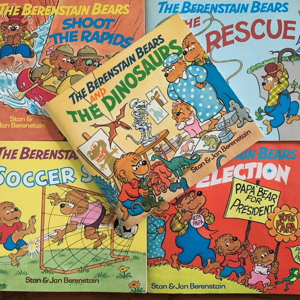 Vintage 1980s Berenstain Bears Book: Children's Nursery Decor