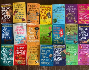 Lilian Jackson Braun 'The Cat Who...' Mystery Book Series