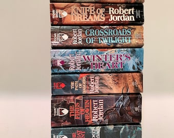 Books from Robert Jordan’s A Wheel of Time, sold separately