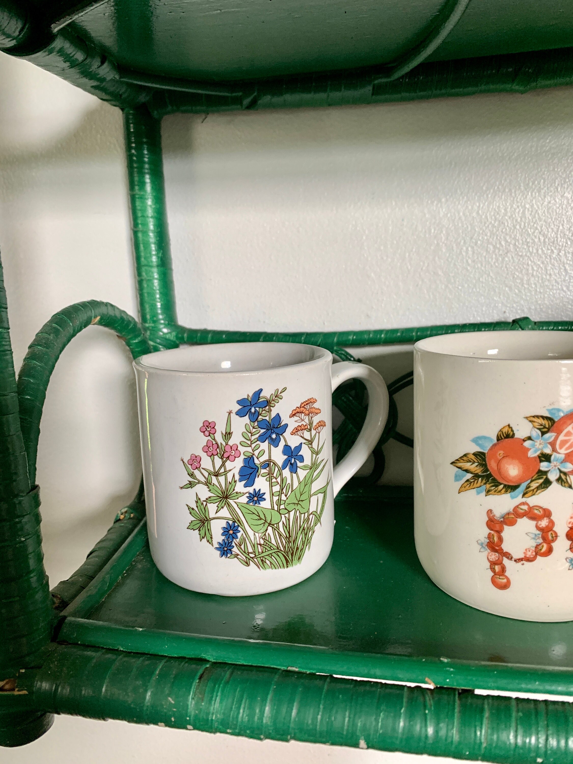 Sold Separately, Vintage Mugs, Stoneware, Cardinal, Vintage, Retro