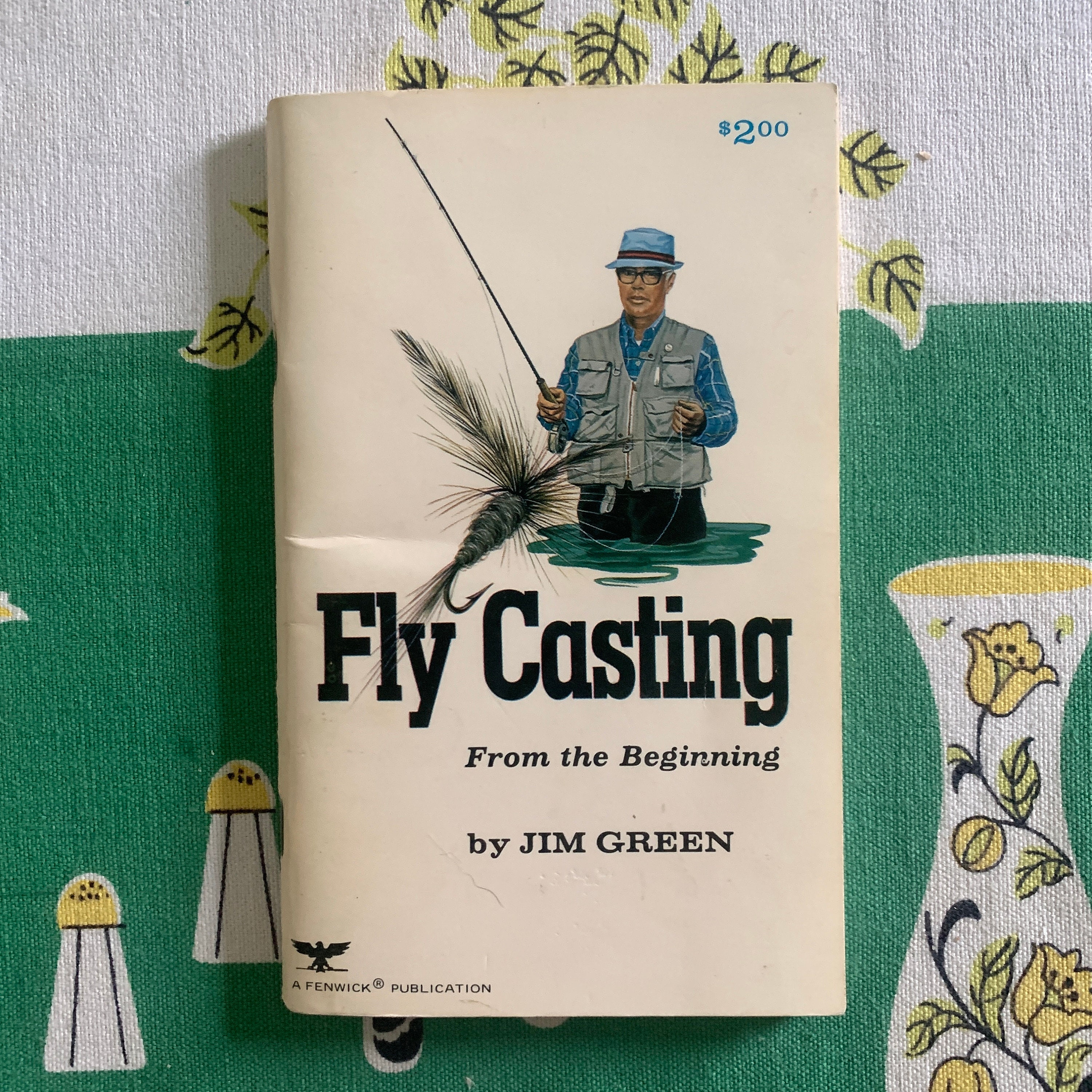 Fly Casting from the beginning, by Jim Green, staple bound booklet, 1971  vintage fishing guide