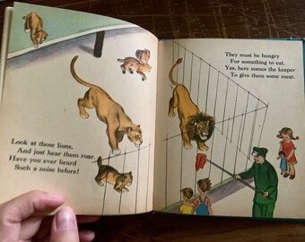 This Way to the Zoo: 1948 Vintage Children's Book - Etsy