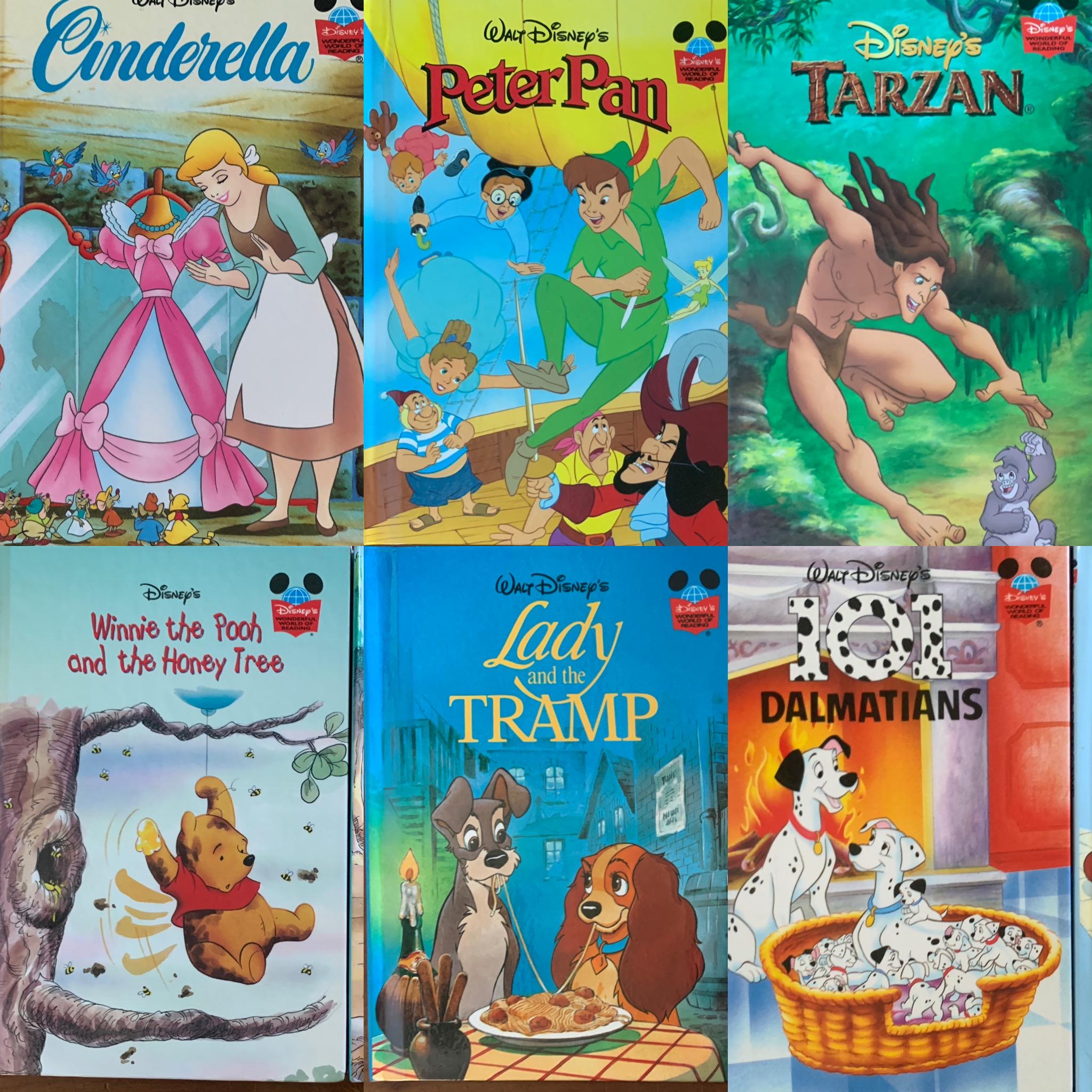 Vintage Disney's Wonderful World of Reading Book, 1990s Nursery