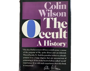 Vintage The Occult: A History by Colin Wilson — Hardcover Book Club Edition with Dust Jacket — Esoteric, Mysticism, Paranormal
