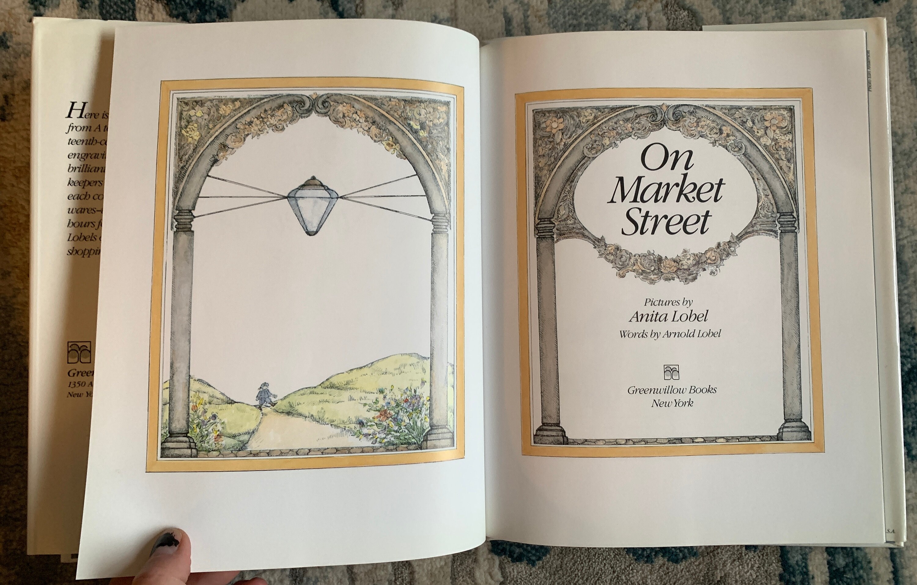 On Market Street: 1981 First Edition Caldecott Honor Book - Etsy