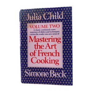 Julia Child&#39;s French Cooking Vol. II: 1970 Vintage Hardcover