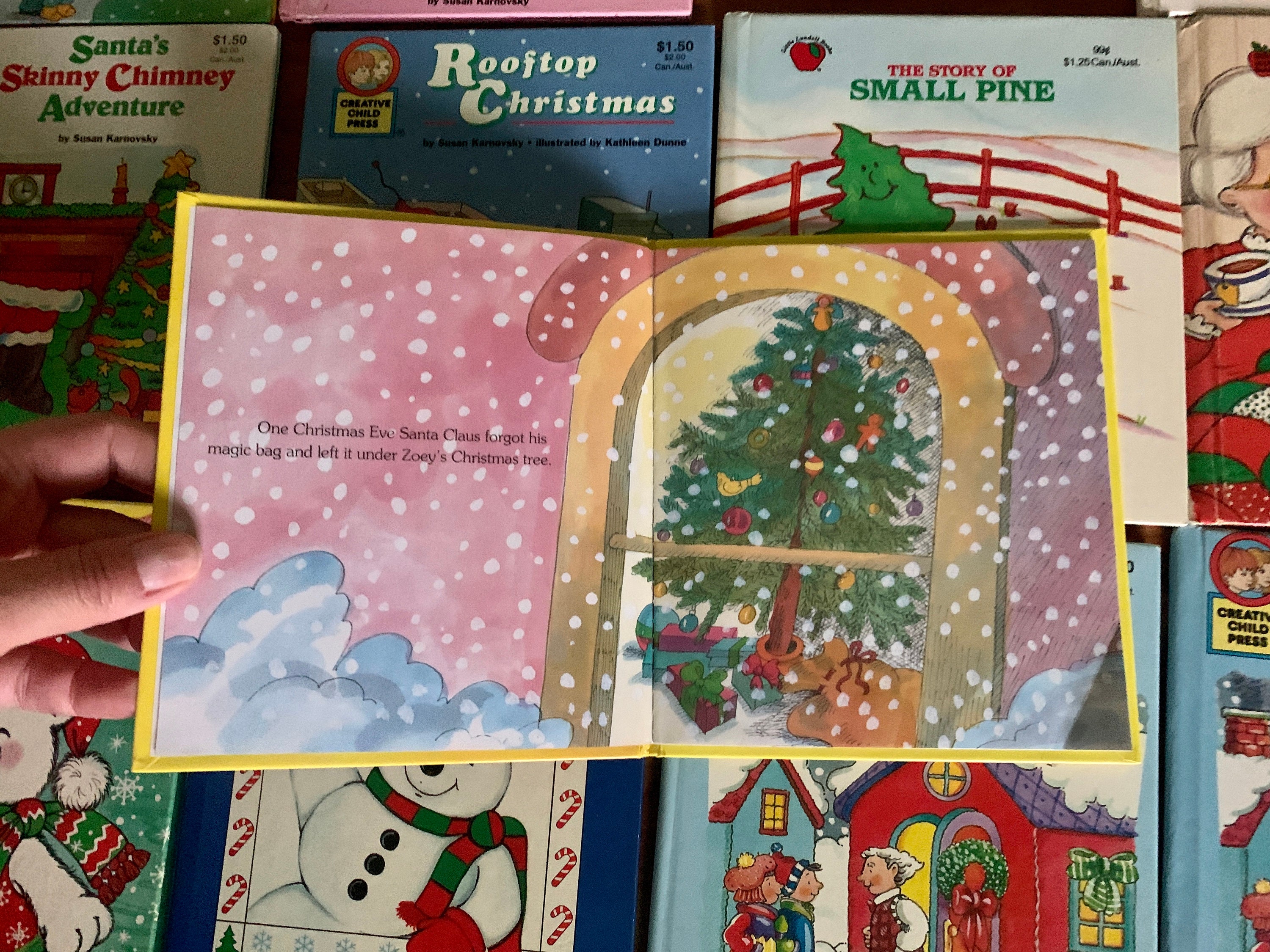 Sold Separately, Mini Vintage Christmas Books, Landoll's and