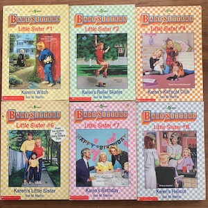 Sold separately, Babysitters Little Sister, by Ann M Martin, vintage paperback books, 1990s, kids books , little apple