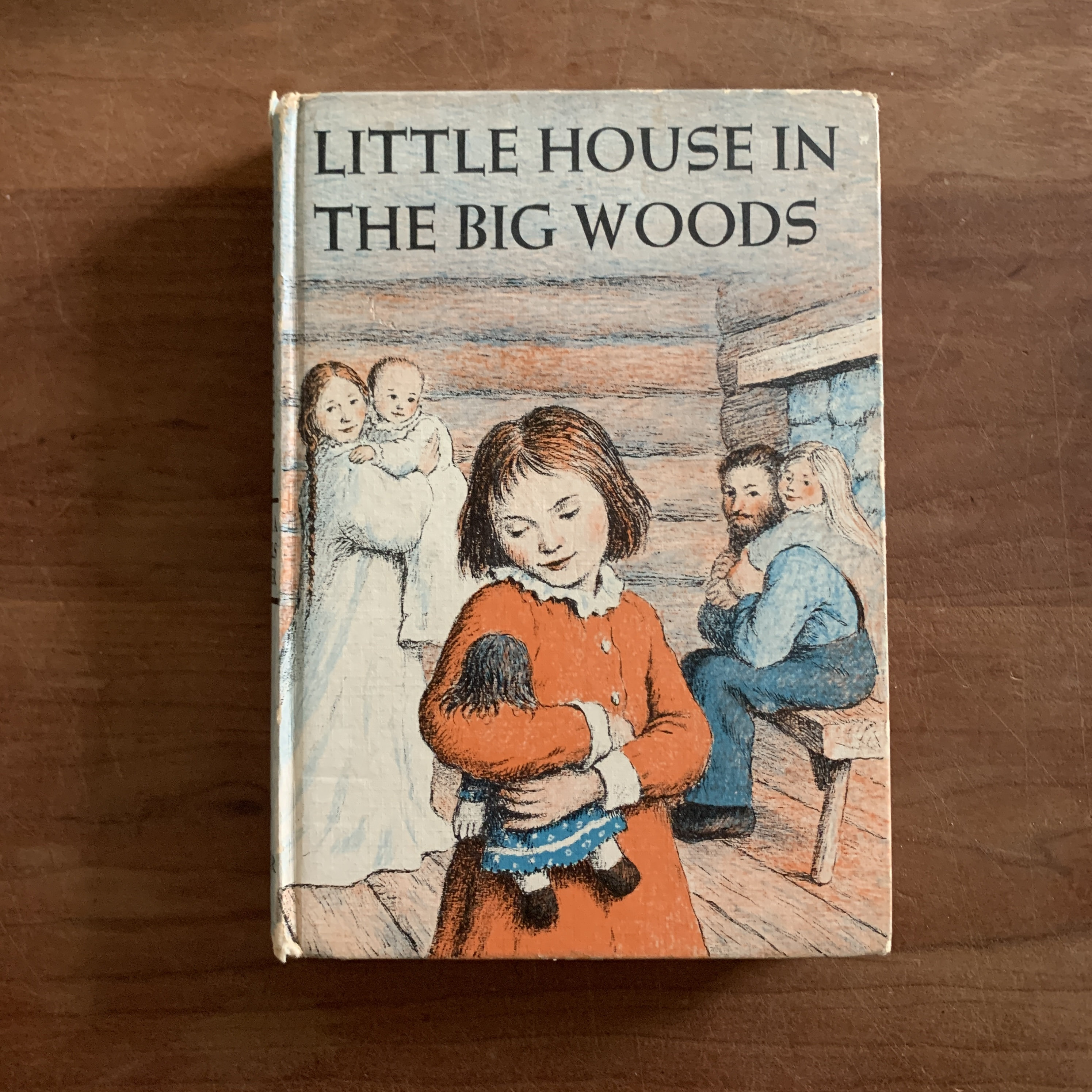 Vintage 1953 Little House in the Big Woods Book, Illustrated by