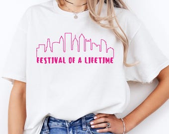 Festival of a Lifetime T-Shirt - Chicago Skyline Music Festival Tee, Concert Shirt, Event Outfit, Gift for Music Lovers, Summer Festival Tee