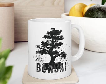 Bonsai Tree Mug: Zen Gardener Gift