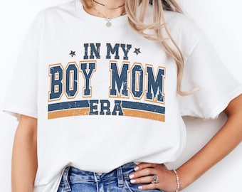 In My Boy Mom Era T-Shirt, New Mom Shirt, Gift for Boy Mama